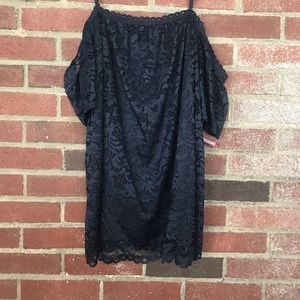 Lace off shoulder top